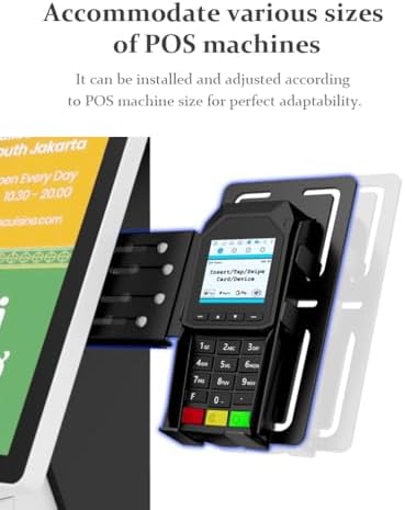 Portable Payment Terminal Self Service Kiosk, Digital Signage Display, FHD 15.6'' Touch-screen, for Fast Food Restaurant/Self-Ordering/Advertising/Beauty/Retail Store/Cafe/Bar(15.6'', Tabletop) - Image 3
