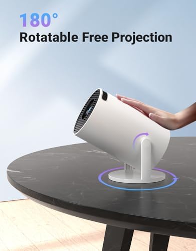 Mini Projector with WiFi 6 and Bluetooth 5.2,Portable Projector Support 4K - Image 6