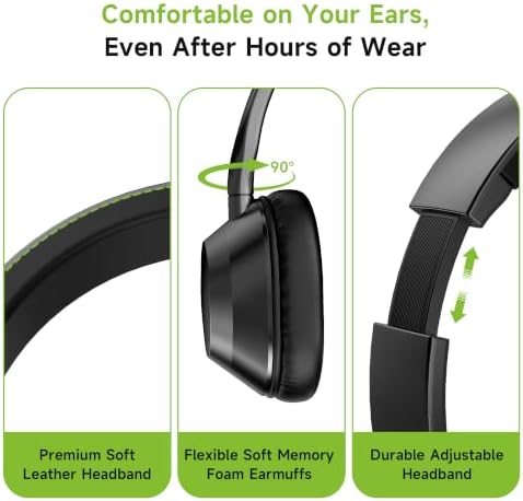 Acer Headset with Microphone for PC, ENC Noise-Cancelling Mic, USB-C/USB-A - Image 5