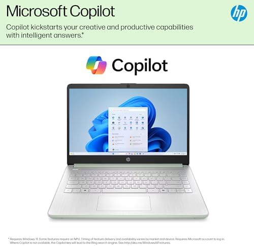 HP Ultrabook 14 Laptop Computer Business Study & Home 2025, Lifetime MS Office + Windows 11 Pro, Quad-Core Intel CPU, 8GB RAM & 628GB Storage (128GB UFS+500GB Ext), Wi-Fi 6, HubxcelAccessory, Geeen - Image 5