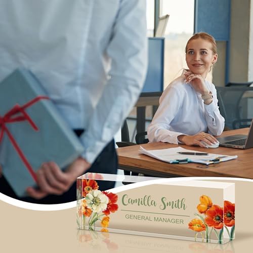 Ship Next Day Desk Name Plate Personalized, Custom Name Plate for Desk - Image 6