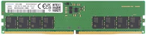 Samsung 16GB DDR5 5600MHz PC5-44800 CL46 UDIMM 1Rx8 Single Rank 1.1V Non-ECC DIMM 288-Pin Desktop PC RAM Memory M323R2GA3DB0-CWM by Unknown