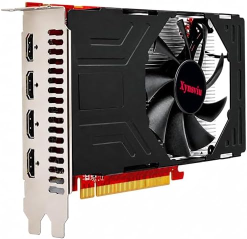 RX560 4GB GDDR5 4 HDMI Multi Monitor Graphics Card by Multi-monitorgraphicscardsarewidelyusedsuitableforspeculationofficeadvertisingprojectionmonitoringlargescreensplicing