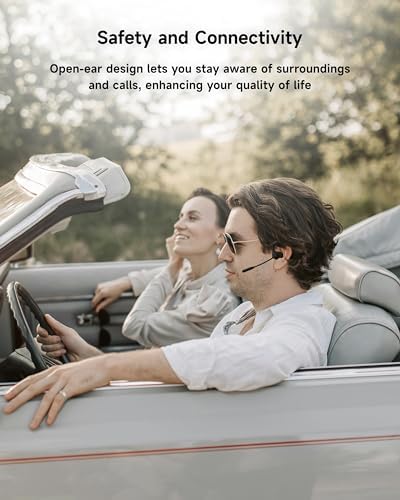 LOBKIN Open Ear Bluetooth Headphones with Noise Cancelling Mic - Image 4