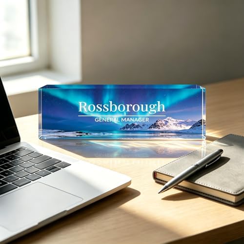 Custom Name Plate for Desk, Desk Name Plate Personalized, Acrylic Desktop Ornament, Stylish Office Decor, Appreciation Present for Boss, Social Worker, Teacher, Nurse, Employee - Image 4