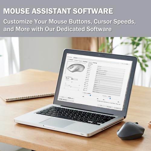 ELECOM Wired USB Ergonomic Shape Mouse, Silent Click, Right Hand, 2000DPI, 5 Buttons, Optocal Sensor, Compatible with PC, Mac, Laptop, EX-G, Lsize Black (M-XGM30UBSKBK) - Image 7