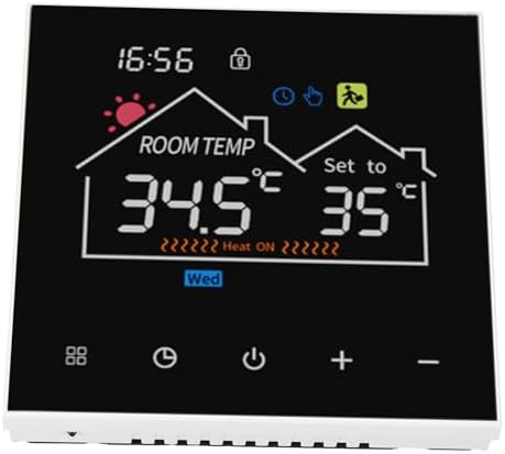 Rengue Smart Thermostat Programmable 7 Day 6 Period HD Color with Smart Adjustment Algorithm for Home Office Hotel (Standard Type) by Rengue