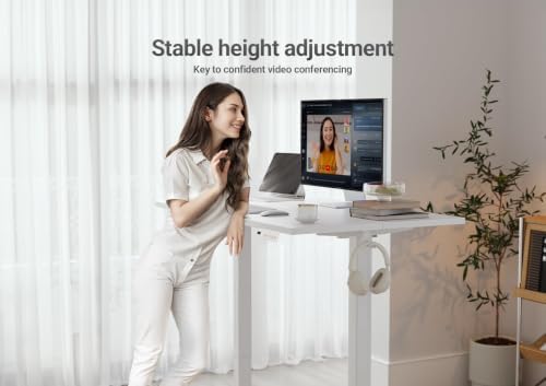 YDN 55 x 24 Inch White Electric Standing Desk - Image 6