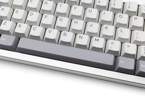 KEEBMONKEY WOBKEY Zen 65 65% Quick Release Wireless Mechanical Keyboard with RGB, CNC Aluminum Case, Hot-Swappable, VIA Support, BT/2.4G/USB-C Gaming Keyboard for Mac/Windows (Lite Silver) - Image 5