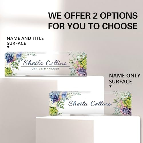 Custom Name Plate for Desk, Employee Appreciation Gifts, Office Decor - Image 2