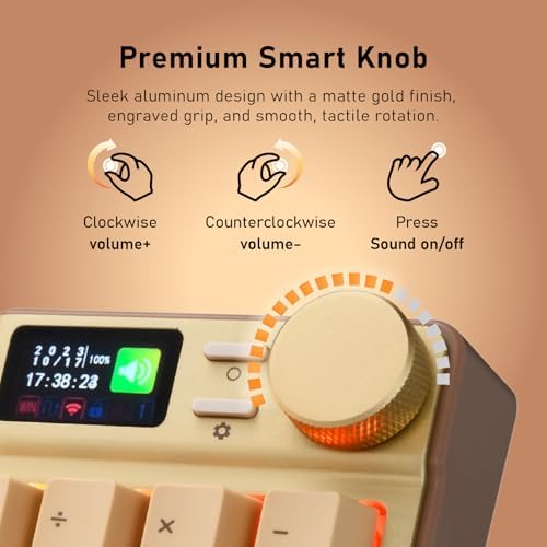 iRocks K85R RGB Mechanical Keyboard (Light Golden, Brown Bubble Switch) - Image 4
