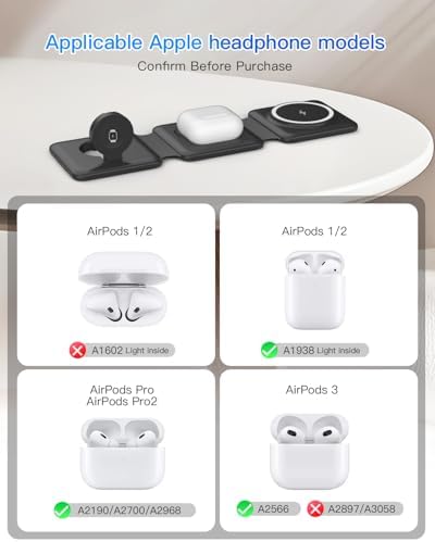 Fold Magnetic Wireless Charger for iPhone: Compact Charging Pad Fit Travel - Image 5