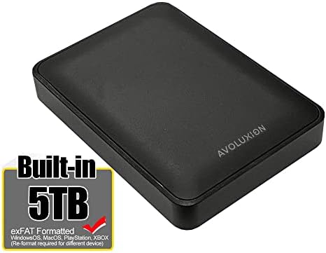 X1 5TB USB 3.0 Portable External Hard Drive for PC, Mac, PlayStation & Xbox (Black) - 2 Year Warranty - Image 2