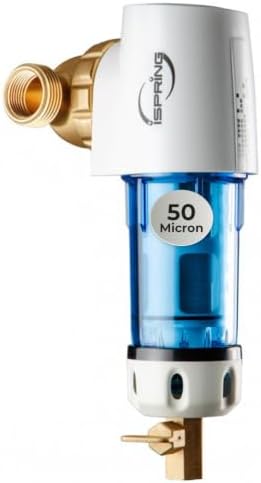 iSpring WSP50GR Spin Down Sediment Filter, 360 Rotating Head, 50 Micron by iSpring