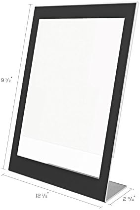 Deflecto 69775 Superior Image Black Border Sign Holder, Plastic, 8-1/2 x 11, Black/Clear - Image 3
