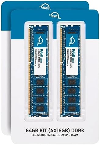 OWC 64GB (4x16GB) DDR3 1600MHz Non-ECC DIMM 1.5V 240-pin Memory RAM - Image 2