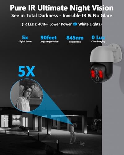 (2026 New) 4K PTZ PoE Wired Security Camera System Outdoor Surveillance - Image 6