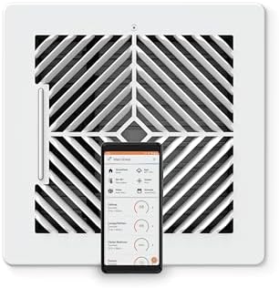 Flair Smart Register Supply Vent 8x8 (White), AC Vent Cover for Walls and Ceilings. by Flair