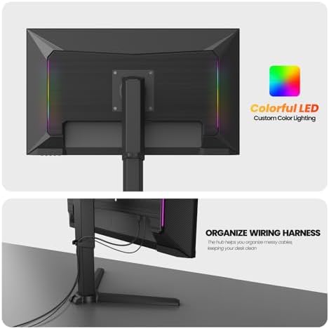 CRUA 27" FHD 540Hz IPS Gaming Monitor, FreeSync, Adjustable Vertical Pivot - Image 3