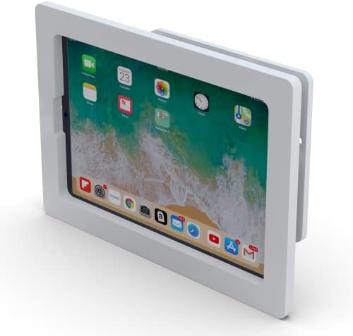 Anti-Theft Acrylic VESA Enclosure for Apple iPad mini 4/5 with Free Wall Mount Kit & 90-Degree Angle Charge Cable (iPad mini 4/5 8", Black) - Image 5