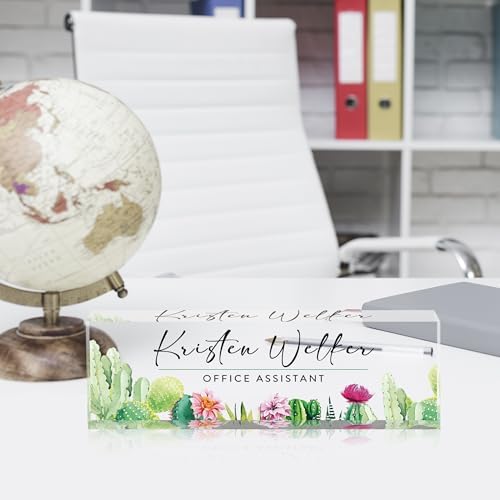 Personalized Custom Name Plate, Office Desk Decor for Women & Men, Employee Appreciation Gifts for Boss, Lawyer, Manager, Teacher, Nurse - Image 3
