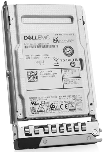 Dell 019VGM 15.36TB 1 DWPD SAS-4 24Gb/s 3D TLC 2.5in Enterprise Solid State Drive G14 G15 G16 Compatible with but not Limited to: R440 R7525 T550 C6525 R860 T560 C6520 MX840c - Image 3