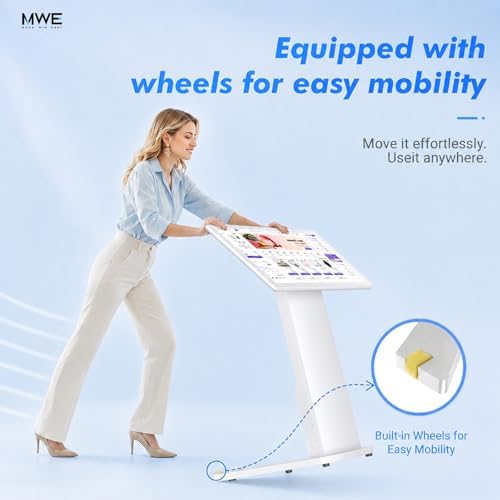 21.5 Inch Touch Screen Self Service Kiosk, 500-Nit FHD 1080P Floor Standing Digital Signage Display with Android 13, Interactive Kiosk for Check-in, Wayfinding, Retail and Advertising - Image 5