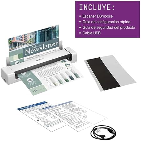 Brother DS-740D Duplex Compact Mobile Document Scanner (Pack of 3) - Image 6