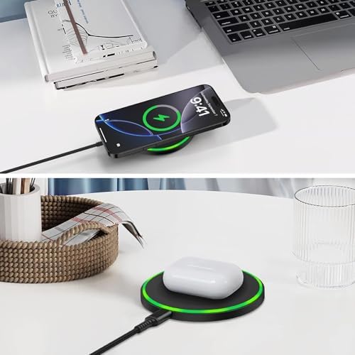 15W Wireless Charger Fast Charging Pad for Motorola Moto G Power 2025/razr+ - Image 5