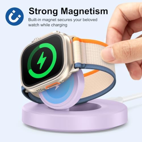 Upgraded for Apple Watch Charger, Foldable Travel Fast Charging Dock - Image 3