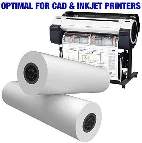 Alliance Wide Format Paper CAD Bond Rolls (20lb | 192 Rolls, 24 In x 150 Ft 2" Core) - Image 3