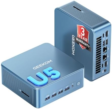 GEEKOM Mini PC IT12 MAX,Ultra 5 125U,16GB RAM,500GB SSD(Upgradeable) by GEEKOM