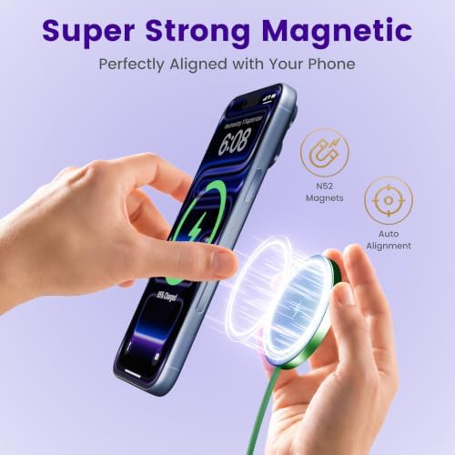 15W Wireless Charger for Apple MagSafe Charger, Magnetic Fast Charging Pad - Image 5