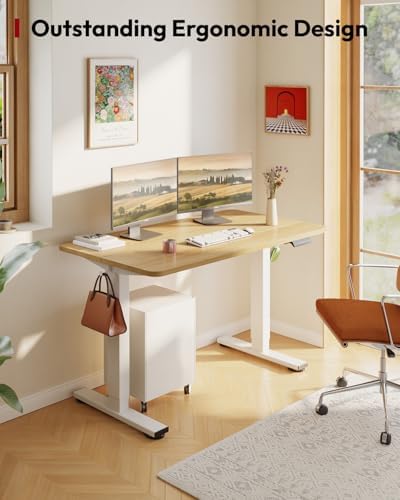 SANODESK 40''x24'' Height Adjustable Electric Standing Desk for Home Office - Image 4