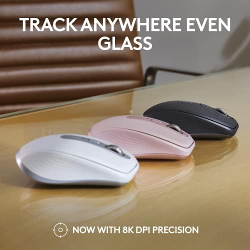 Logitech MX Anywhere 3S Compact Wireless Mouse Fast Scrolling - Graphite - Image 2
