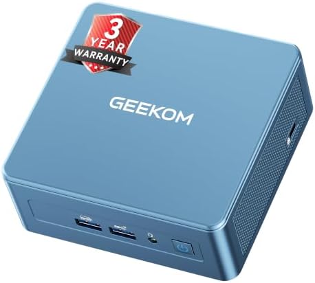 GEEKOM IT12 Mini PC,Intel i3-12300HE(Beats i5-12450H),16GB RAM,256GB SSD by GEEKOM