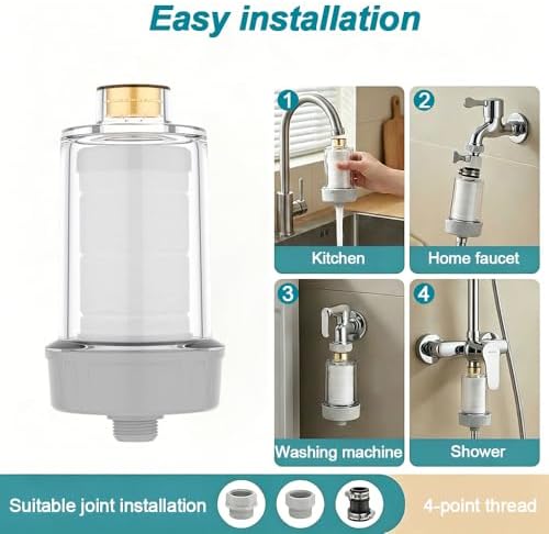 Inline Washer Water Filter,1/2 Inch Washing Machine Sediment Filter - Image 7
