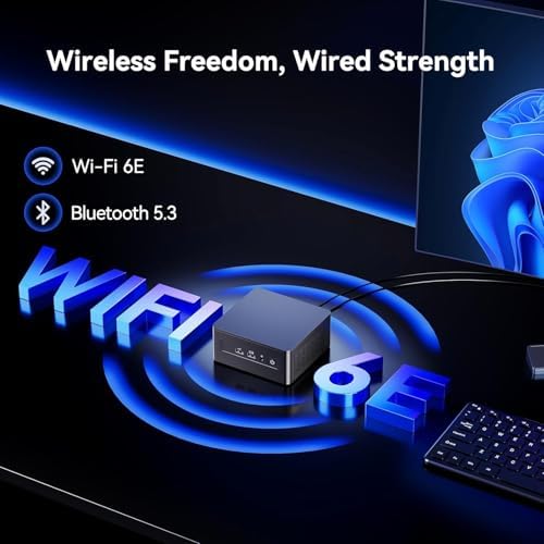 ASUS NUC 13Pro Business Mini Desktop, Intel 13th Gen i5 Processor(8Core, 12Threads with Up to 4.6GHz), 16GB RAM, 256GB PCIe SSD, Ultra-Quiet Design, Space-Saving, Wi-Fi 6E, USB-C, Windows 11 - Image 6