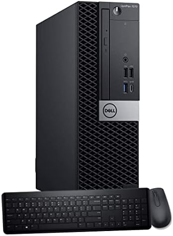 Dell OptiPlex 7070 SFF Desktop Computer PC, Intel 8 Core i7-9700 3.0GHz up to 4.70GHz,32GB DDR4 Ram New 1TB NVMe M.2 SSD,AX210 Built-in WiFi 6E,Windows 11 Pro, Wireless Keyboard & Mouse (Renewed) by Amazon+Renewed