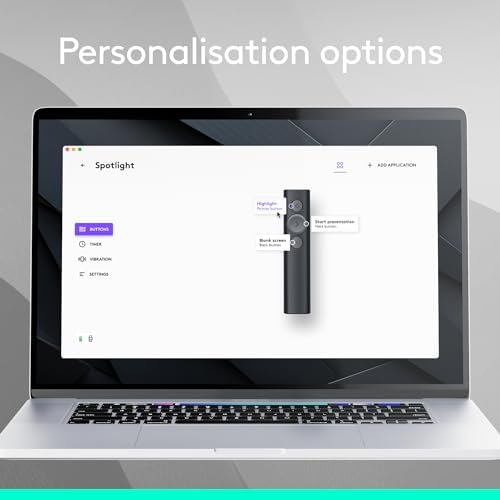 Logitech Spotlight Presentation Remote Universal Wireless - Black - Image 5