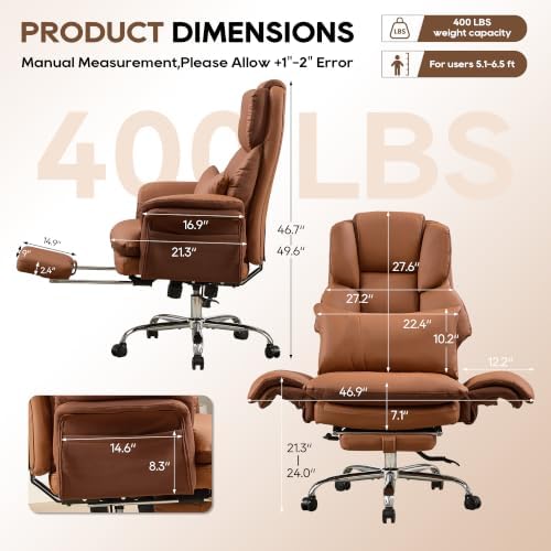 Big and Tall Criss Cross Legged Office Chair with Flip Armrests - Image 2