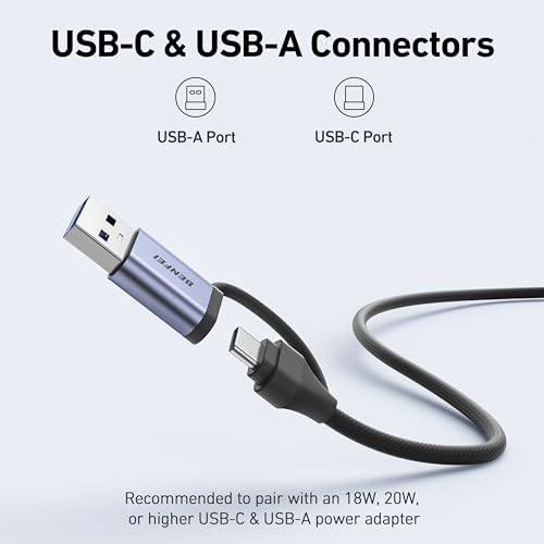BENFEI Magnetic Wireless Charger Compatible with MagSafe for iPhone 17/16/15/14/13/12, Aluminum, up to 7.5W, 1.5m Cable - Image 4