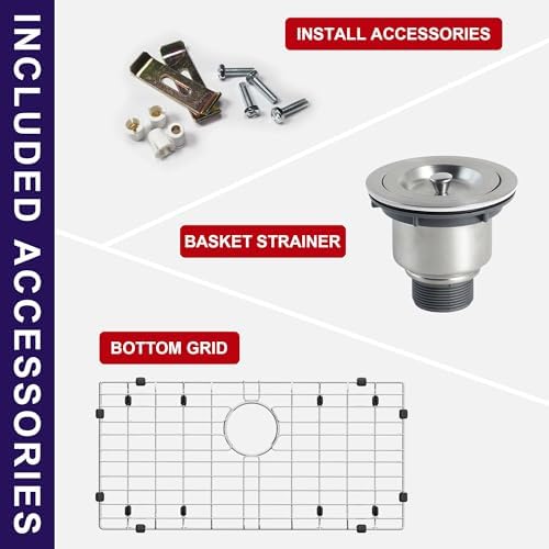 27 Inch Undermount Handmade Single Bowl Kitchen Sink - Image 6
