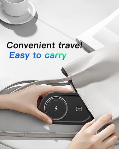 Foldable 3 in 1 Wireless Charging Station for Apple Mag-Safe Charger Stand - Image 6