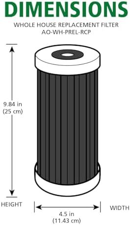 A. O. Smith 4.5"x10" 5-Micron Carbon Sediment Water Filter | AO-WH-PREL-RCP - Image 5