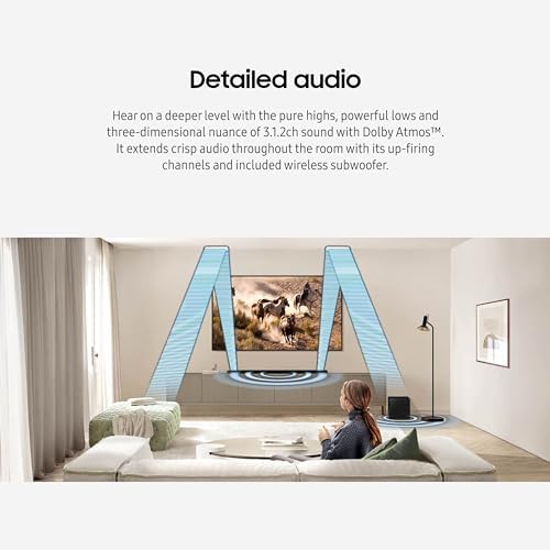 SAMSUNG S800D 3.1.2ch Soundbar w/Wireless Dolby Atmos Audio, Ultra Slim Design, Q-Symphony, SpaceFit Sound Pro, Adaptive Sound, Game Mode Pro with Alexa Built-in, HW-S800D/ZA - Image 6