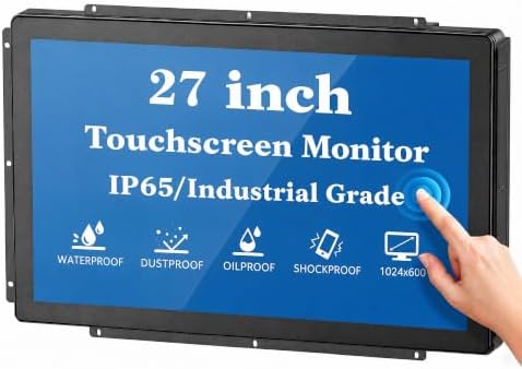27 Inch 10 Points Open Frame PCAP Touchscreen Monitor for Interactive Training Stations Retail Self-Service Kiosk Vending Digital Signage by openframetouchscreenmonitor