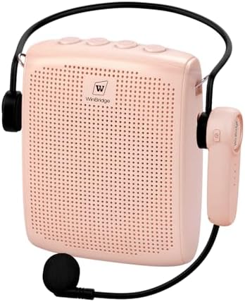WinBridge Voice Amplifier with Bluetooth, Portable Speaker and Microphone Set by WWINBRIDGE