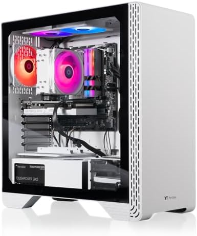 Thermaltake LCGS Glacier i1260S Gaming Desktop (Intel Core™ i5-12600KF, ToughRam DDR4 3600Mhz 16GB RGB Memory, NVIDIA® GeForce RTX™ 3060, 1TB NVMe M.2, WiFi, Win11 Home) S3WT-B760-360-LCS by Unknown