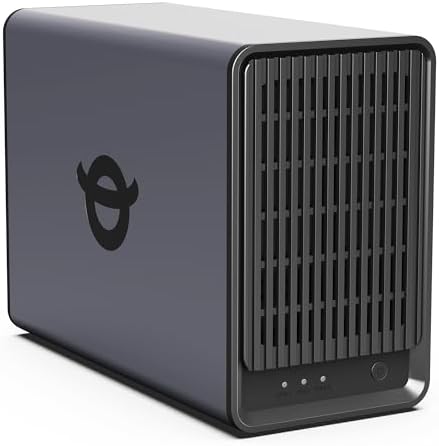 Yxk Zero1 2-Bay Desktop NAS for Home & Personal Storage(Diskless) by Yxk